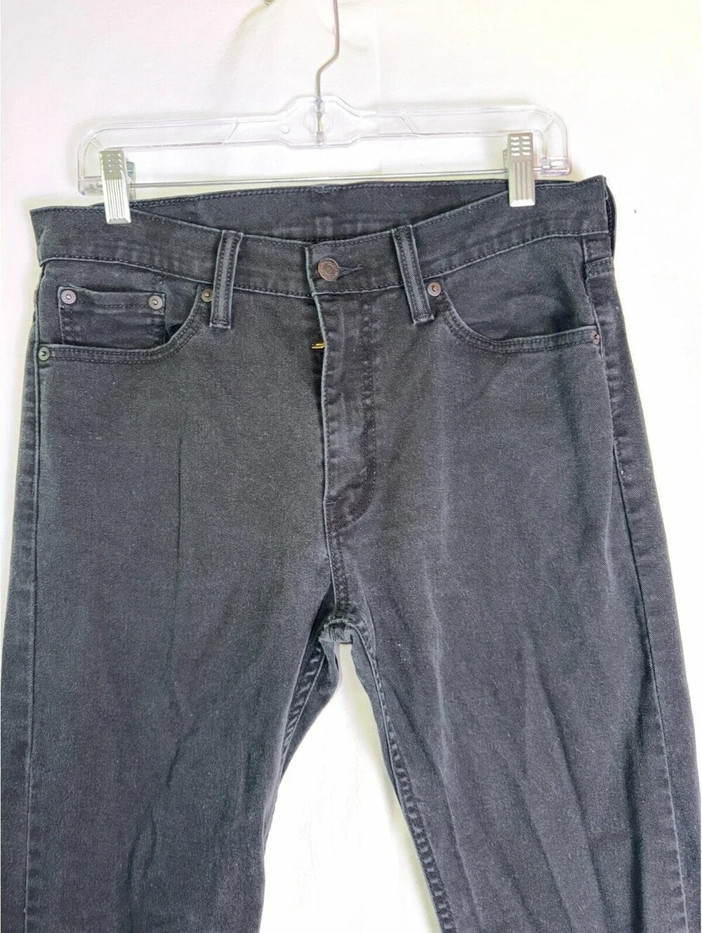 Levi’s 513 Slim Straight Jeans Men’s 32x34 Black Denim